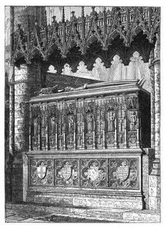 Tomb of Edward III. in Westminster Abbey