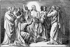 Jesus convincing Thomas of His Resurrection