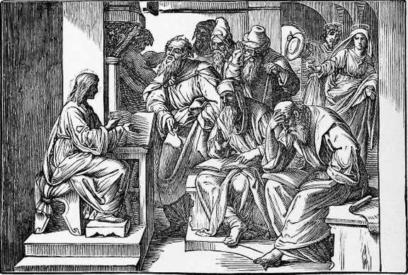 Jesus Teaching in the Temple