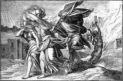Lot and His Family Fleeing from Sodom