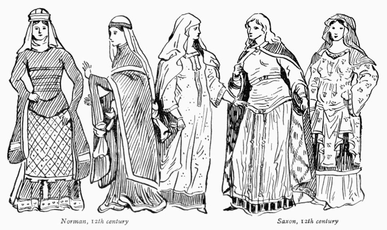 Norman and Saxon Costume - 12th Century.jpg