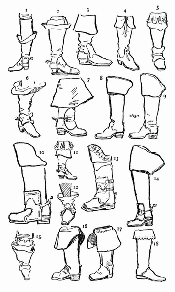 Boot shapes. Charles I to 1700.jpg