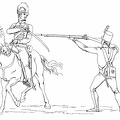 The Situation of the Cavalry man on the near side