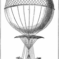 Blanchard’s dirigible balloon, 1784