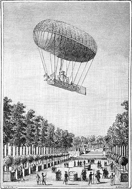 Robert Brothers’ dirigible, 1784.jpg