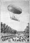 Robert Brothers’ dirigible, 1784