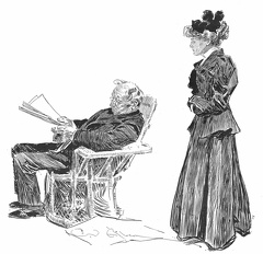Man and wife talking