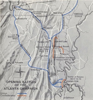 Opening Battles Of The Atlanta Campaign