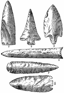 Indian and Mound-builder Spear-heads