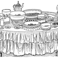 Table Spread for Festal Occasions