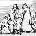 Abraham blessed by Melchizedek