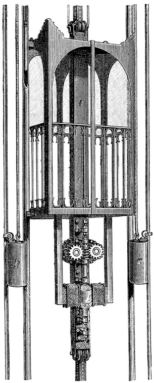 Motor and drive mechanism of Siemens’ elevator
