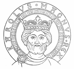 Charlemagne crowned
