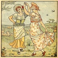 two maids dancing - col