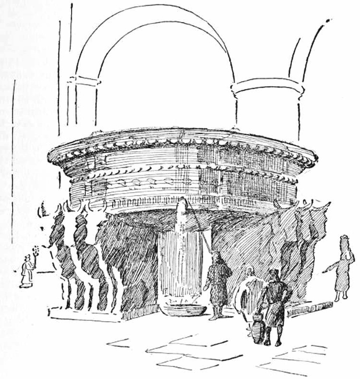 Brazen Fountain used for supplying Water to the Temple, Ancient Judea.jpg