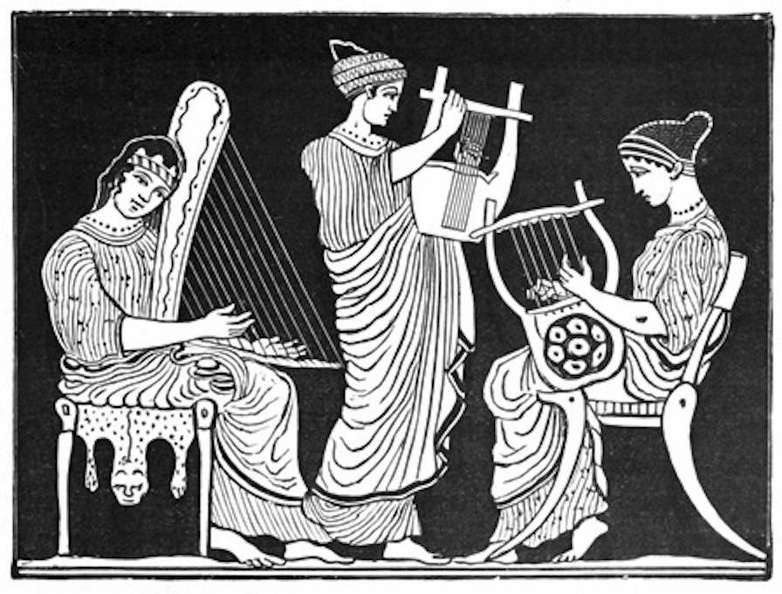 A Muse with a Harp, and two others with Lyres.jpg