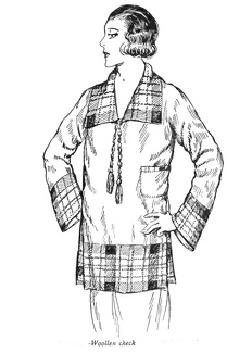 Woollen Check - 1920's