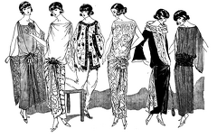 Fashionable ladies - 1920's