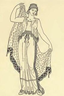 Grecian dress - from a vase