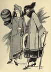 Two ladies in fur coats