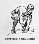 Stopping a grounder