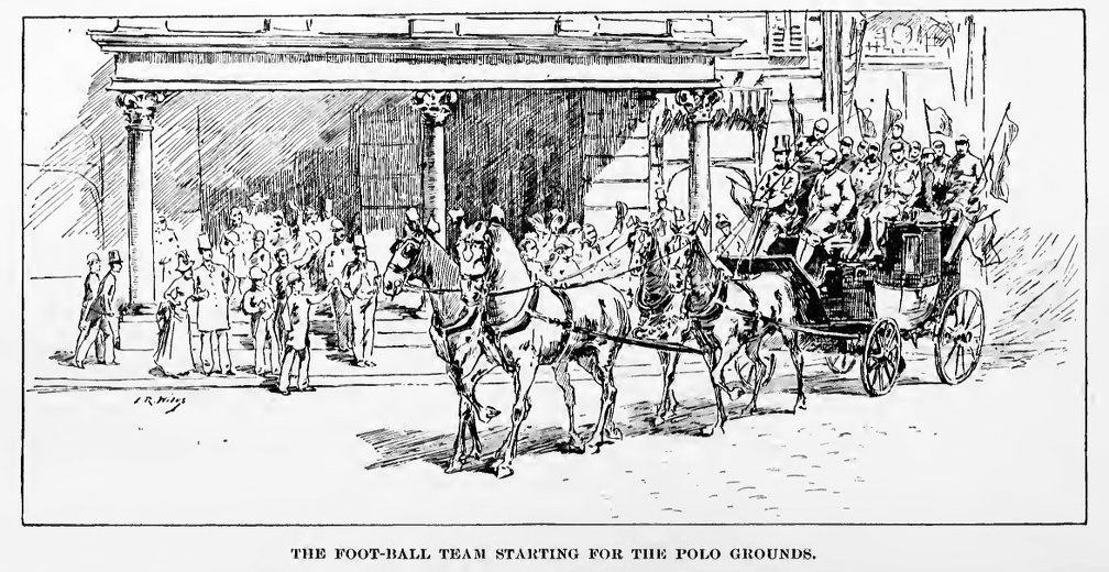 The football team starting for the polo grounds.jpg
