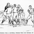 Making an opening for a runner, under the old rules, by using the arms.jpg