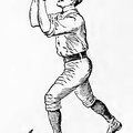 Fielder catching a fly