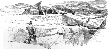 Eskimo camp on Cape Bille