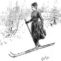 Norwegian snowshoer