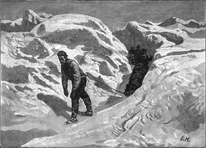 Through uneven ice near the west coast. 23 September 1888.jpg