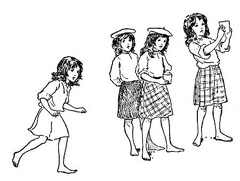 Four Little Highland Girls