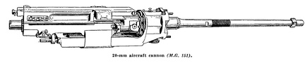 20-mm aircraft cannon