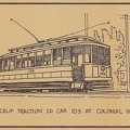 Central Calif. Traction Co. Car 103 at Colonial Heights