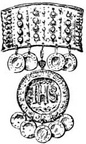 Ornament worn by Swedish peasant bride