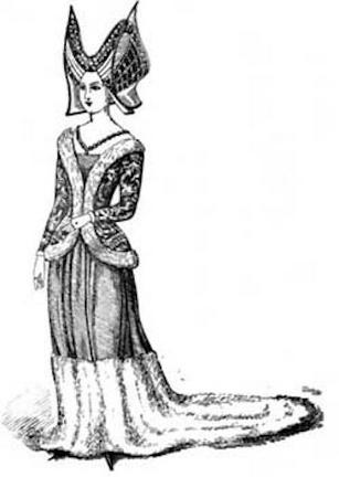Widow's dress of Queen Katherine de Valois