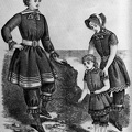 Bathing costume, from The Delineator, July 1884