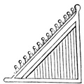 Triangular Saxon Harp of the Ninth Century