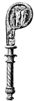 A Bishop’s Crozier, which appears to be of Italian manufacture. (Fourteenth Century)