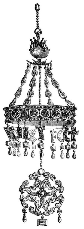 Votive Crown of Suintila, King of the Visigoths from 621 to 631.jpg