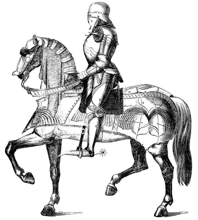 A Knight armed and mounted for War.jpg