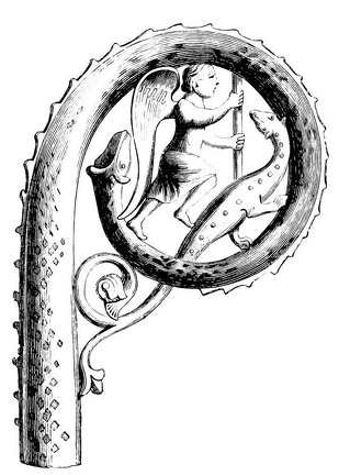 An Abbot’s Enamelled Crozier, made at Limoges. (Thirteenth Century.)