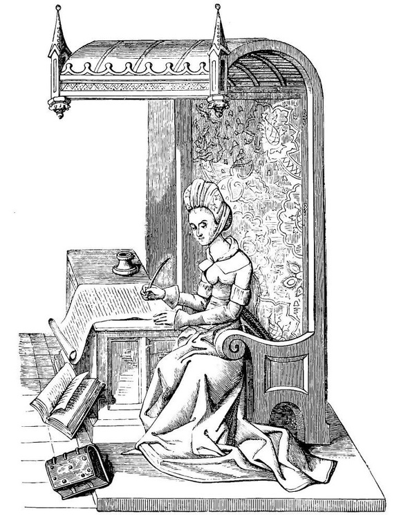 Christine de Pizan, contemporary with Charles V. and Charles VI.jpg