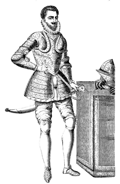 Damaskeened Armour of the end of the Sixteenth Century.jpg