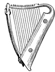 Fifteen-stringed Harp of the Twelfth Century