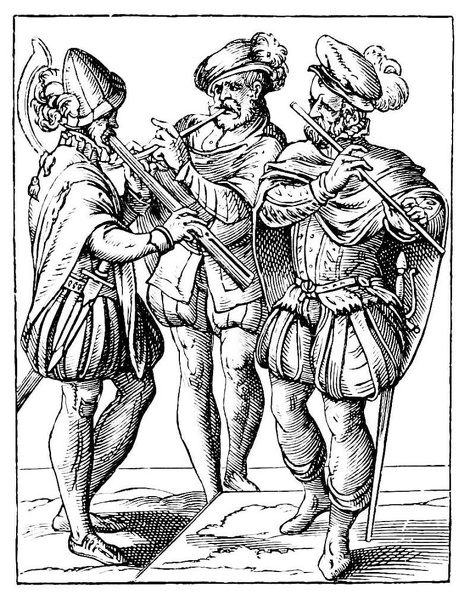 German Musicians playing on the Flute and Goat’s Horn.jpg