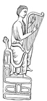 Harp-player of the Fifteenth Century