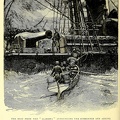 The boat from the 'Alabama' announcing the surrender and asking for assistance