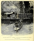 The boat from the 'Alabama' announcing the surrender and asking for assistance