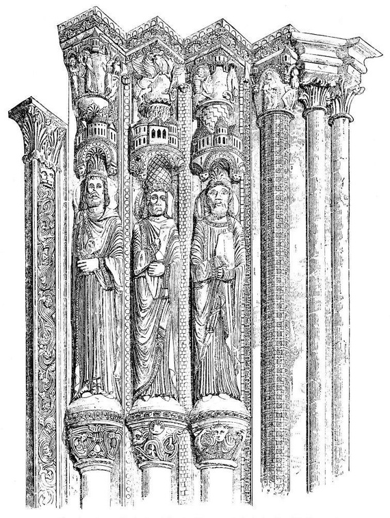 Statues in the South Porch of Bourges Cathedral.jpg